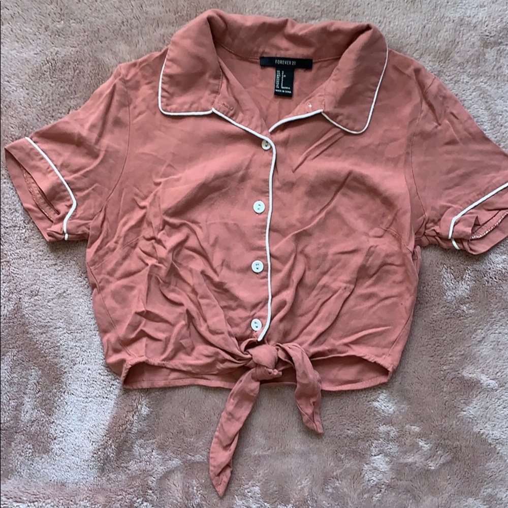 S Pink Crop Top